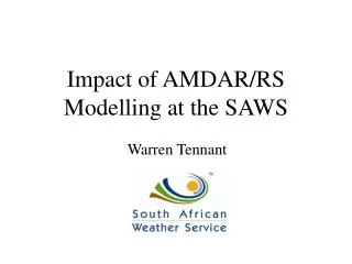 Impact of AMDAR/RS Modelling at the SAWS