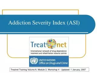Addiction Severity Index (ASI)