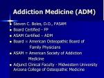 Addiction Medicine (ADM) - slide 1