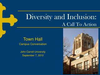 Diversity and Inclusion: A Call To Action