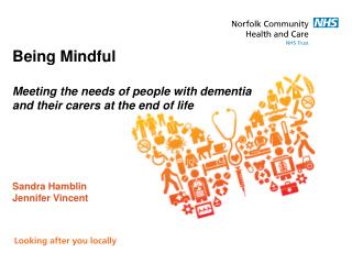 Being Mindful Meeting the needs of people with dementia and their carers at the end of life Sandra Hamblin Jennifer Vinc