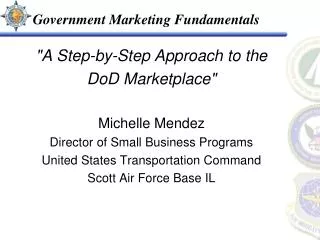 Government Marketing Fundamentals