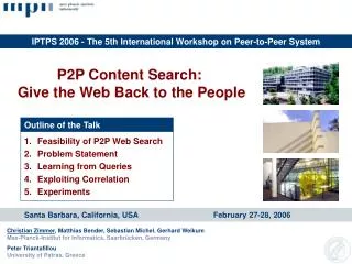 P2P Content Search: Give the Web Back to the People
