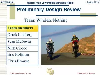 Team: Wireless Nothing