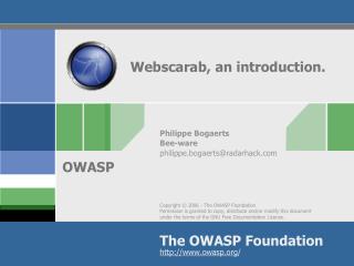 Webscarab, an introduction.