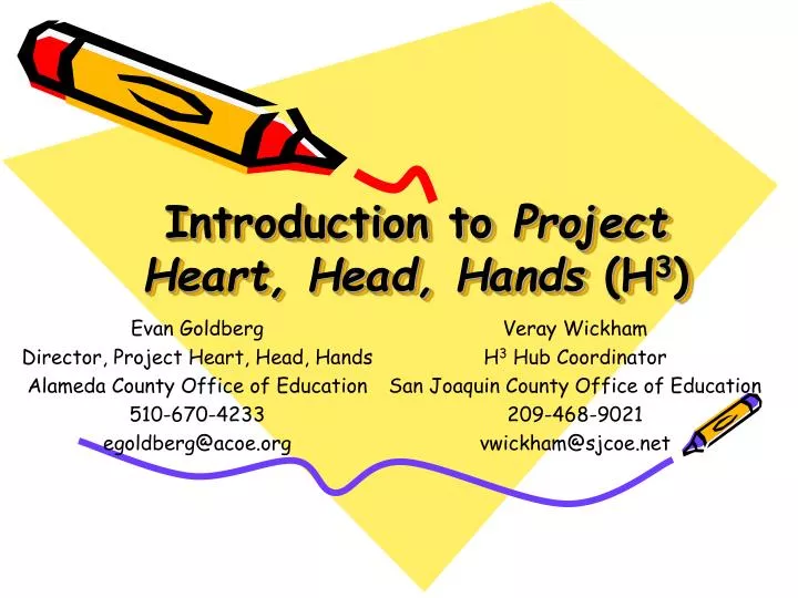 introduction to project heart head hands h 3