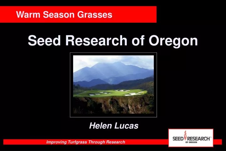 seed research of oregon