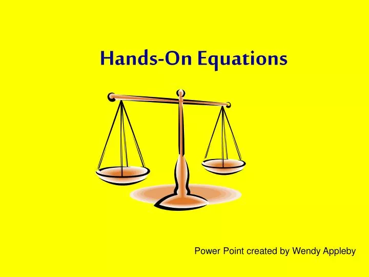 hands on equations