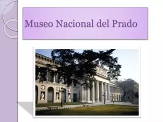 Museo Nacional del Prado.
