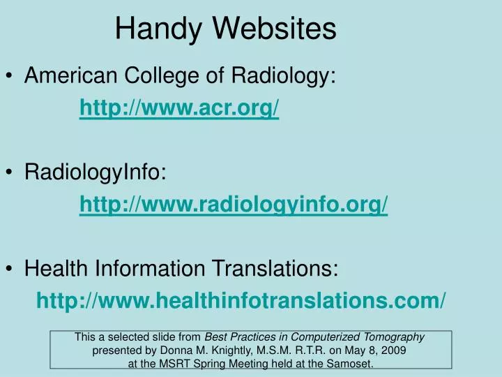 handy websites