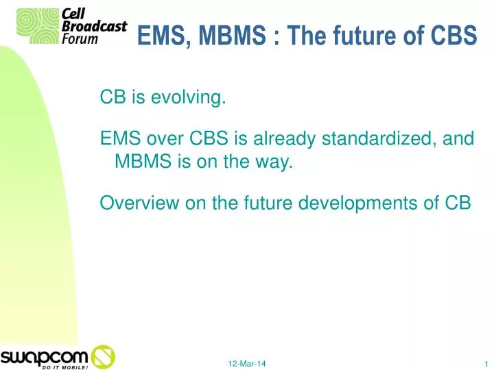 ems mbms the future of cbs