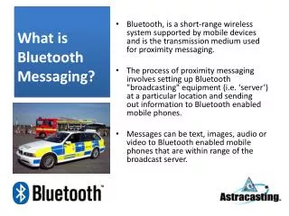 What is Bluetooth Messaging?
