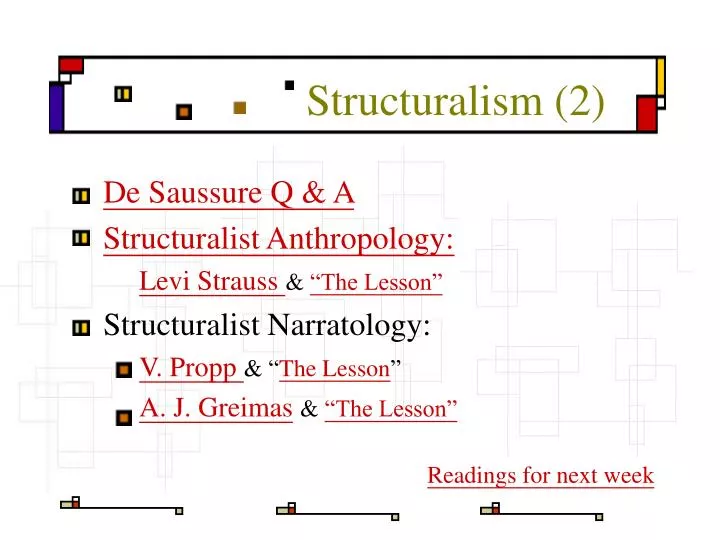 structuralism 2