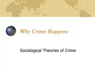 Why Crime Happens