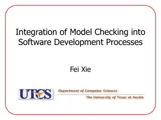 Integration of Model Checking into Software Development Processes