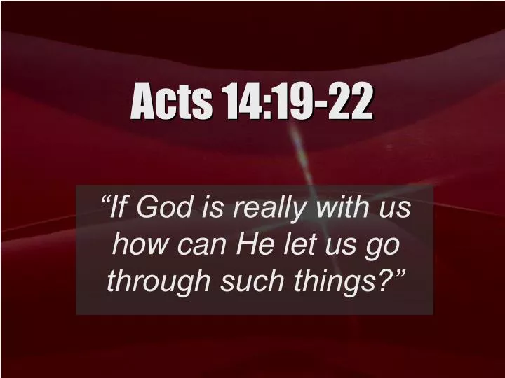 acts 14 19 22
