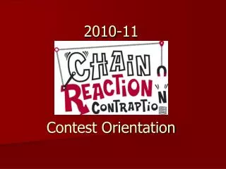 2010-11 Contest Orientation