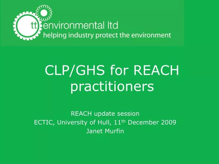 clp ghs for reach practitioners
