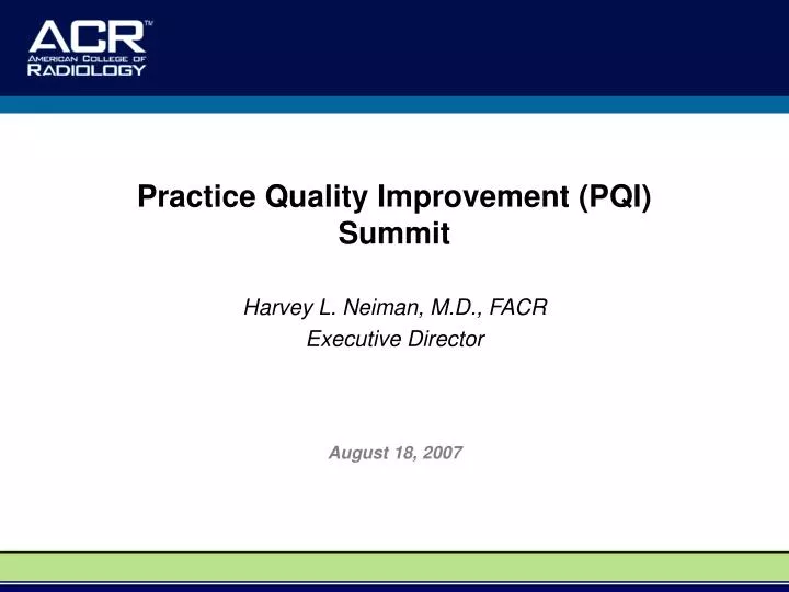 practice quality improvement pqi summit