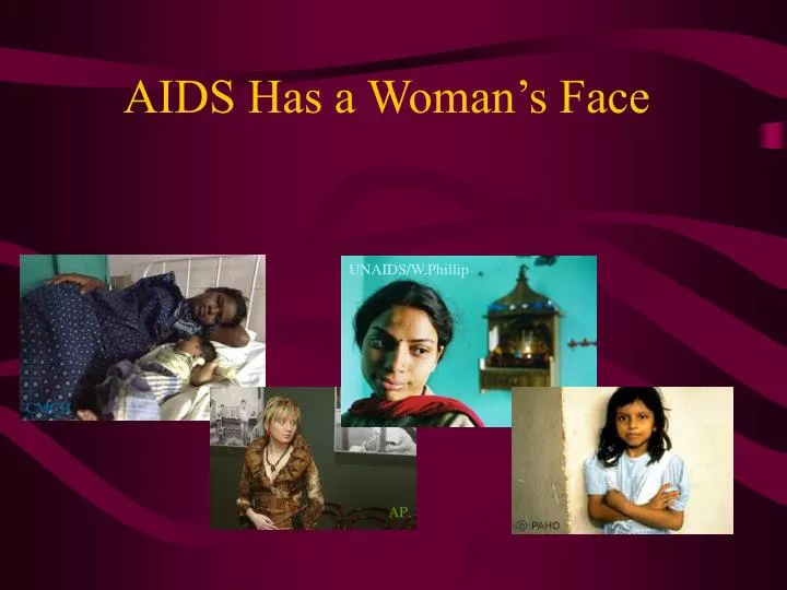 aids has a woman s face