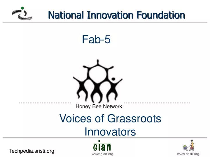 voices of grassroots innovators