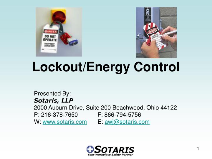 lockout energy control