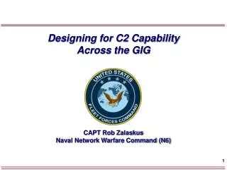 Designing for C2 Capability Across the GIG