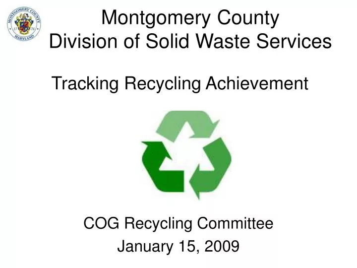montgomery county division of solid waste services