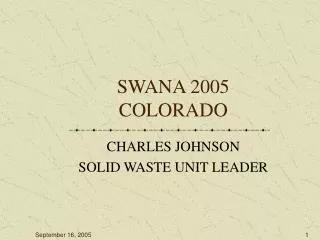 SWANA 2005 COLORADO