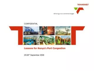 Lessons for Kenya’s Port Congestion