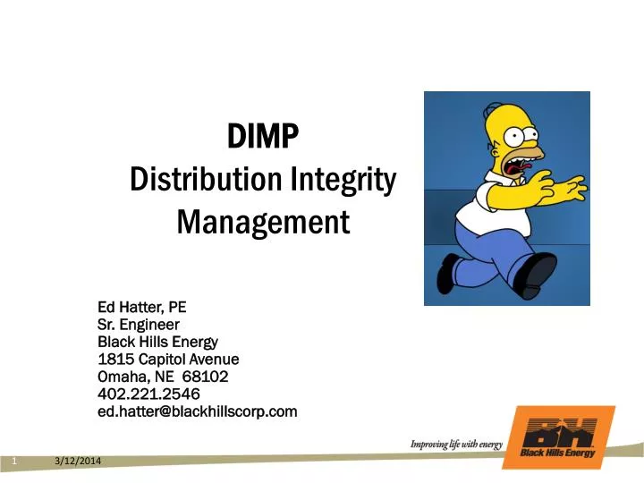 dimp distribution integrity management