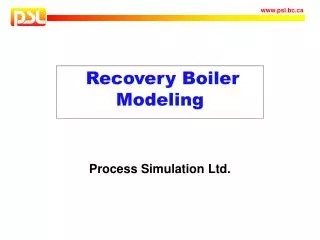 Recovery Boiler Modeling