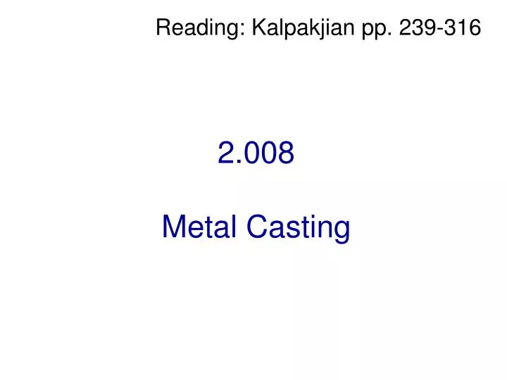 2 008 metal casting