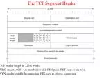 The TCP Segment Header - slide 1