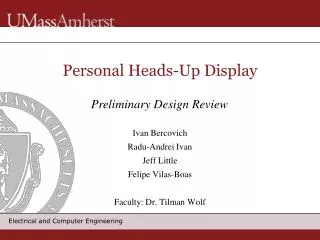 Personal Heads-Up Display