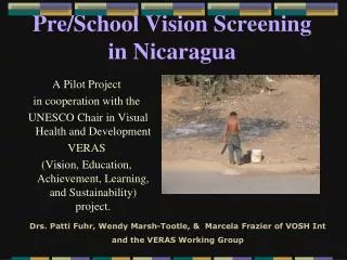 Pre/School Vision Screening in Nicaragua