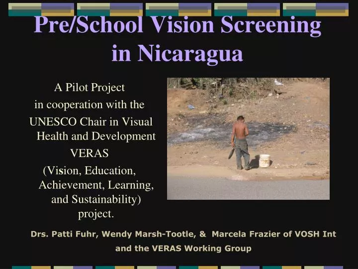 pre school vision screening in nicaragua