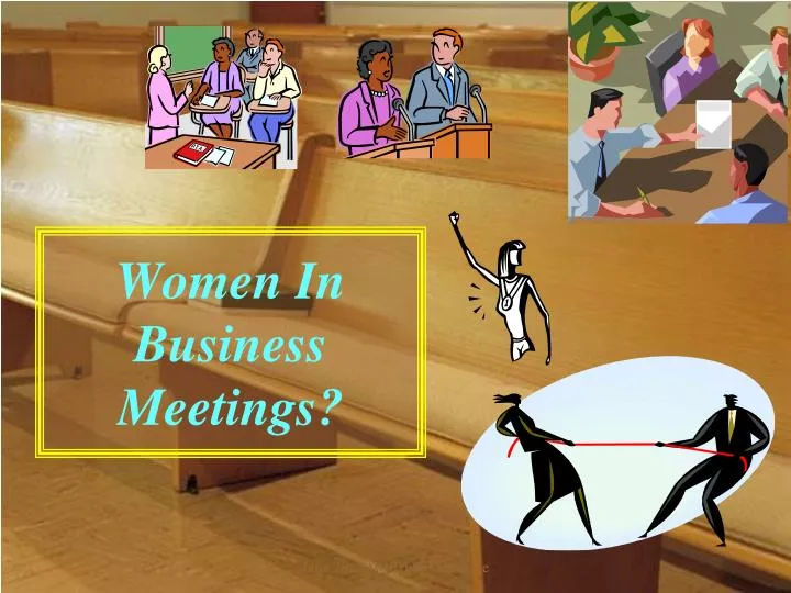women in business meetings