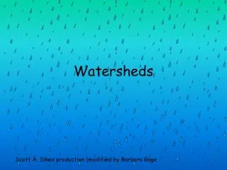 Watersheds