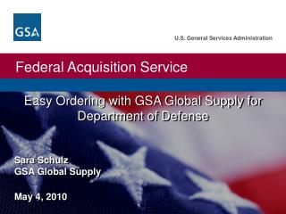 Sara Schulz GSA Global Supply