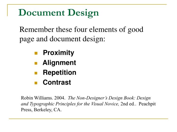 document design