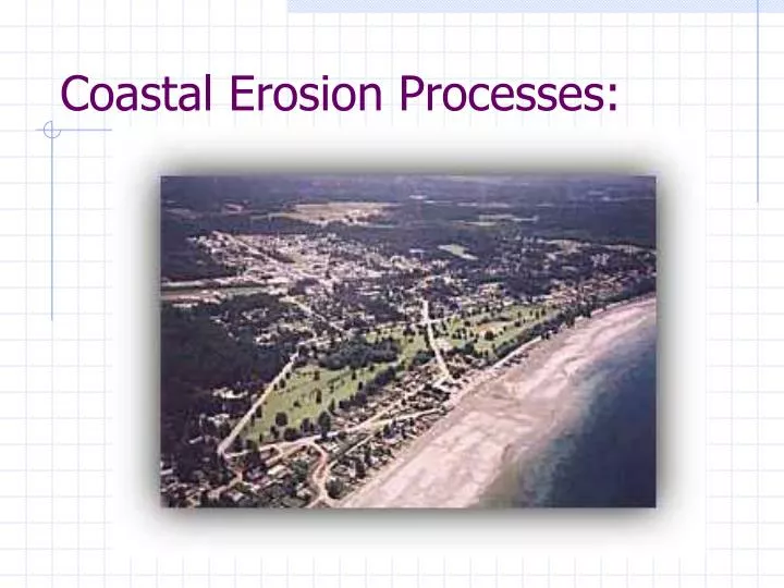 coastal erosion processes