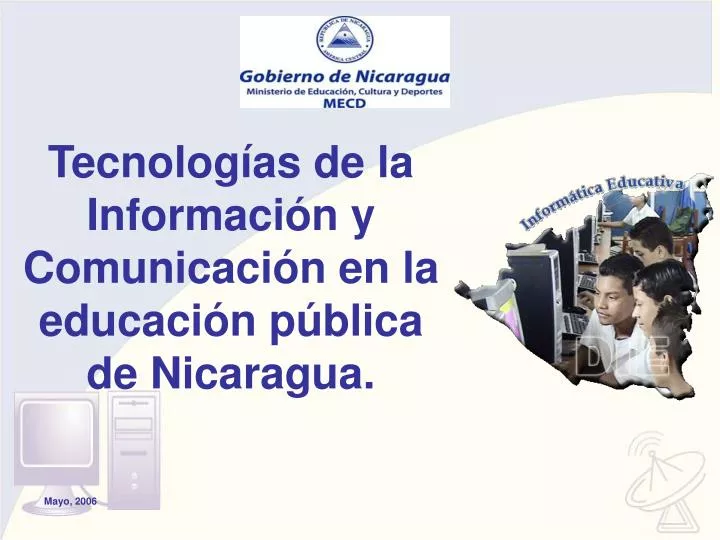 tecnolog as de la informaci n y comunicaci n en la educaci n p blica de nicaragua