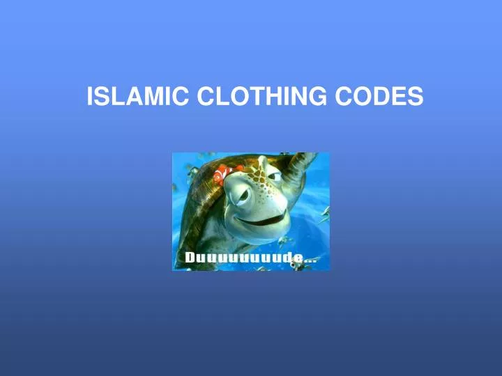 islamic clothing codes