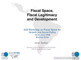 Fiscal Space, Fiscal Legitimacy and Development