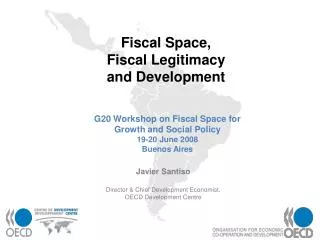 fiscal space fiscal legitimacy and development