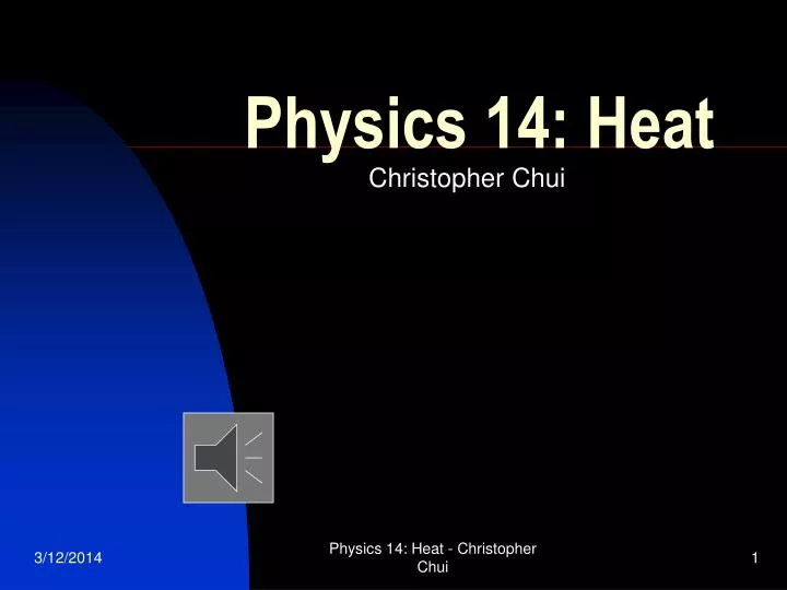 physics 14 heat