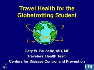 Travel Health for the Globetrotting Student