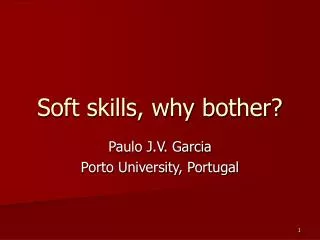 Soft skills, why bother?