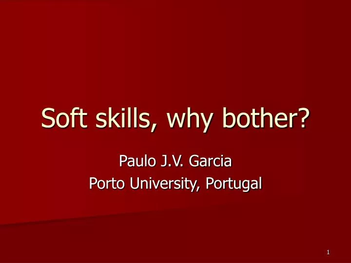 soft skills why bother